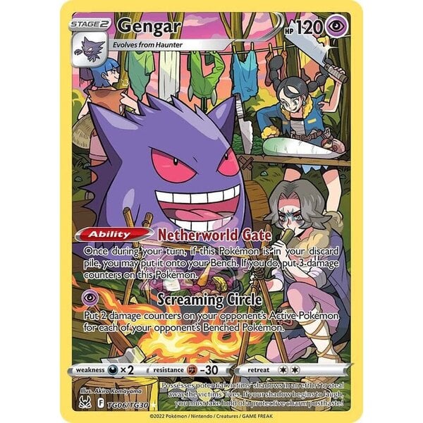 Pokemon Gengar (TG06) Near Mint Holofoil