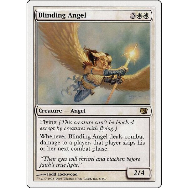Magic: The Gathering Blinding Angel (008) Lightly Played
