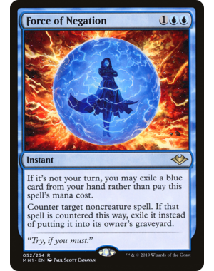 Magic: The Gathering Force of Negation (052) Lightly Played