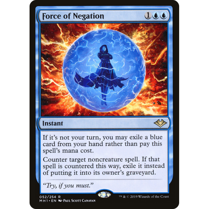 Magic: The Gathering Force of Negation (052) Lightly Played