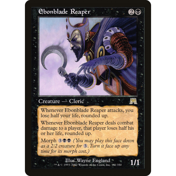 Magic: The Gathering Ebonblade Reaper (141) Lightly Played