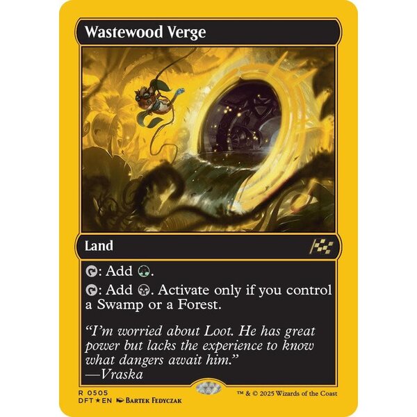 Magic: The Gathering Wastewood Verge (First-Place Foil) (505) Lightly Played