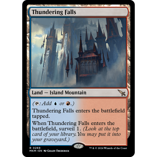 Magic: The Gathering Thundering Falls (269) Lightly Played
