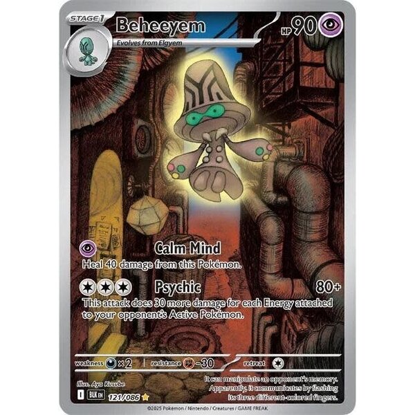 Pokemon Beheeyem (121) Lightly Played Holofoil
