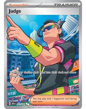 Pokemon Judge (222) Lightly Played Holofoil