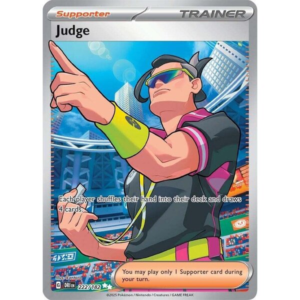 Pokemon Judge (222) Lightly Played Holofoil