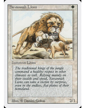 Magic: The Gathering Savannah Lions (039) Lightly Played