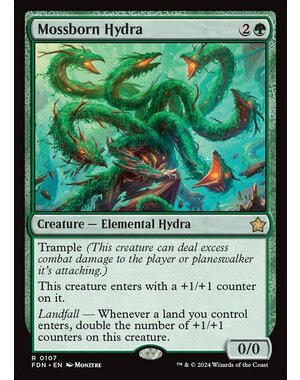 Magic: The Gathering Mossborn Hydra (107) Lightly Played Foil