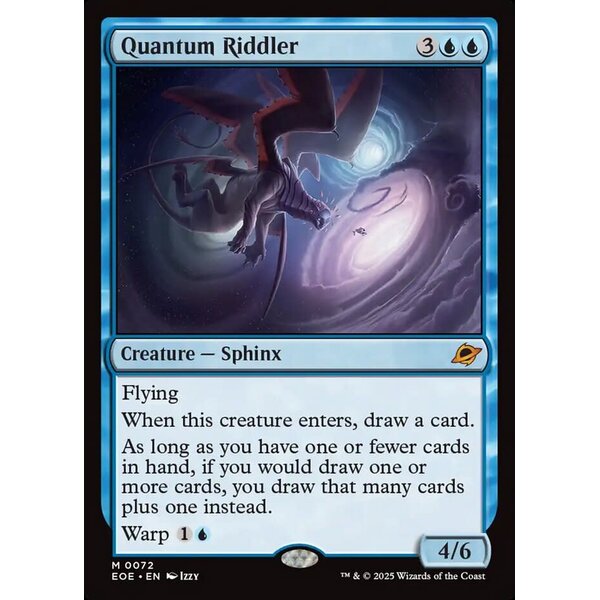 Magic: The Gathering Quantum Riddler (072) Lightly Played