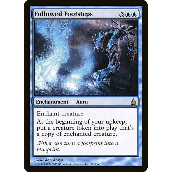 Magic: The Gathering Followed Footsteps (051) Lightly Played
