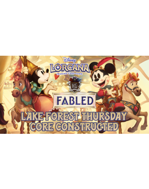Disney Lorcana 10/30/25 Lake Forest Lorcana Core Constructed Thursday 630 PM