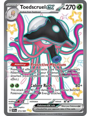 Pokemon Toedscruel ex (213) Lightly Played Holofoil