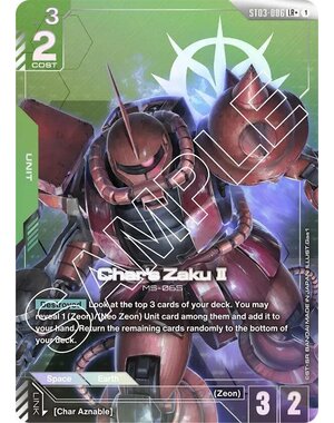 Bandai Char's Zaku II (LR+) (006) Near Mint