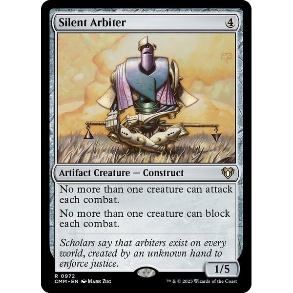 Magic: The Gathering Silent Arbiter (972) Lightly Played