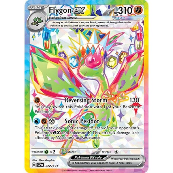 Pokemon Flygon ex (222) Lightly Played Holofoil