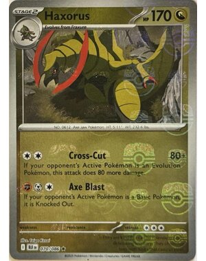 Pokemon Haxorus (Master Ball Pattern) (070) Lightly Played