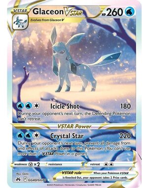 Pokemon Glaceon VSTAR (GG40) Near Mint Holofoil