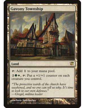 Magic: The Gathering Gavony Township (239) Lightly Played
