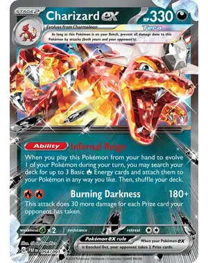 Pokemon Charizard ex (054) Lightly Played Holofoil