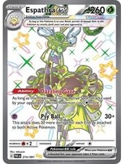 Pokemon Espathra ex (214) Lightly Played Holofoil