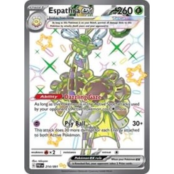 Pokemon Espathra ex (214) Lightly Played Holofoil
