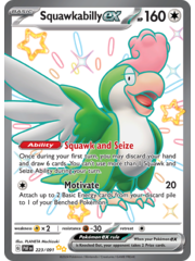 Pokemon Squawkabilly ex (223) Lightly Played Holofoil