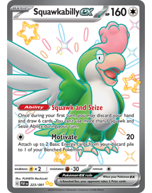 Pokemon Squawkabilly ex (223) Lightly Played Holofoil