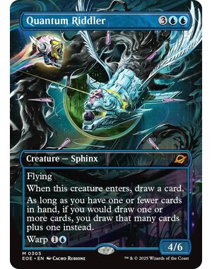 Magic: The Gathering Quantum Riddler (Borderless) (305) Lightly Played