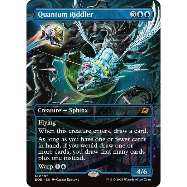 Magic: The Gathering Quantum Riddler (Borderless) (305) Lightly Played