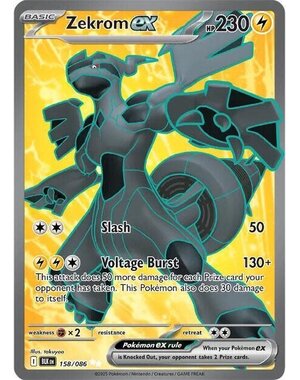Pokemon Zekrom ex (158) Lightly Played Holofoil