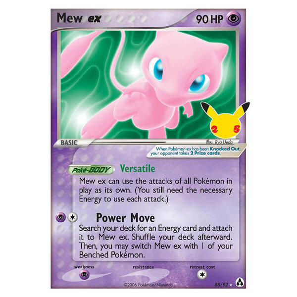Pokemon Mew ex (088) Lightly Played