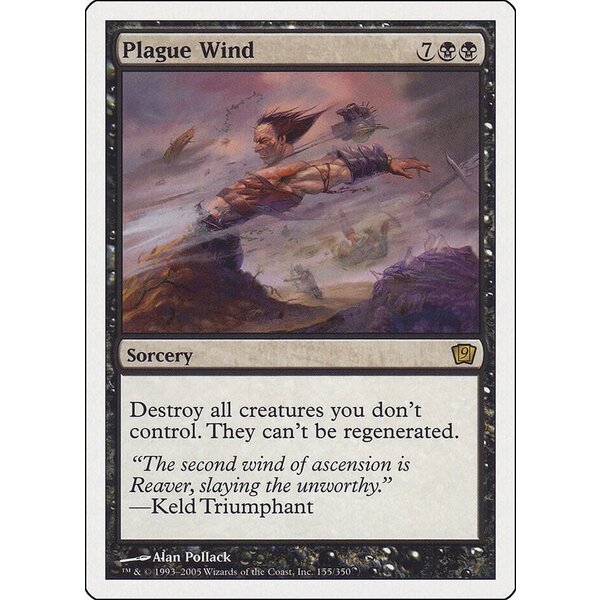 Magic: The Gathering Plague Wind (155) Moderately Played