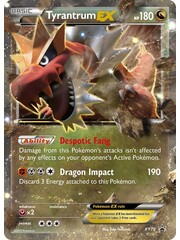 Pokemon Tyrantrum EX (XY70) Moderately Played Holofoil