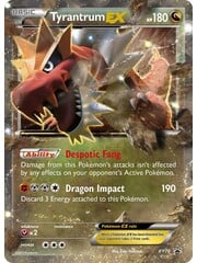 Pokemon Tyrantrum EX (XY70) Moderately Played