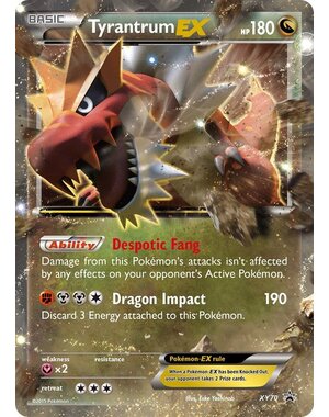 Pokemon Tyrantrum EX (XY70) Moderately Played Holofoil
