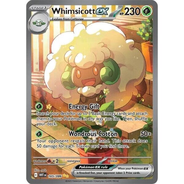 Pokemon Whimsicott ex (165) Lightly Played