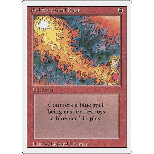 Magic: The Gathering Red Elemental Blast (Revised Edition) Lightly Played