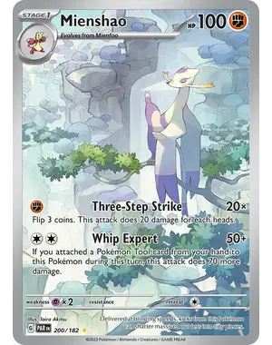 Pokemon Mienshao (200) Lightly Played Holofoil