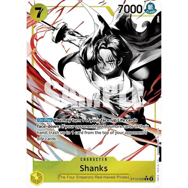 Bandai Shanks (Parallel) (ST13-009) Lightly Played