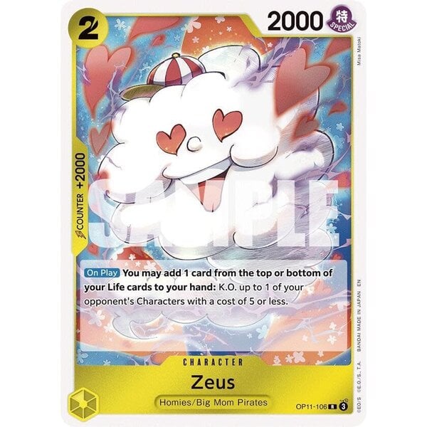 Bandai Zeus (OP11-106) Lightly Played