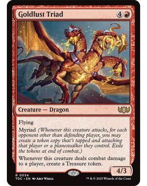 Magic: The Gathering Goldlust Triad (034) Lightly Played