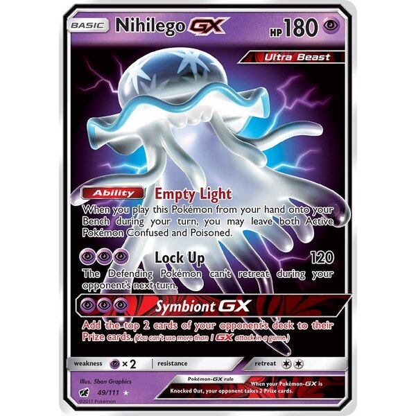 Pokemon Nihilego GX (049) Lightly Played