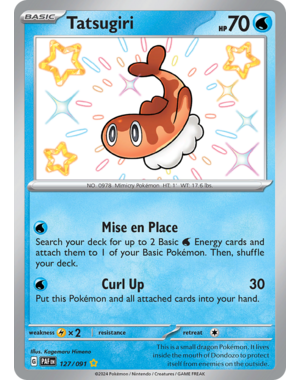 Pokemon Tatsugiri (127) Lightly Played Holofoil