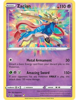 Pokemon Zacian (082) Lightly Played Holofoil