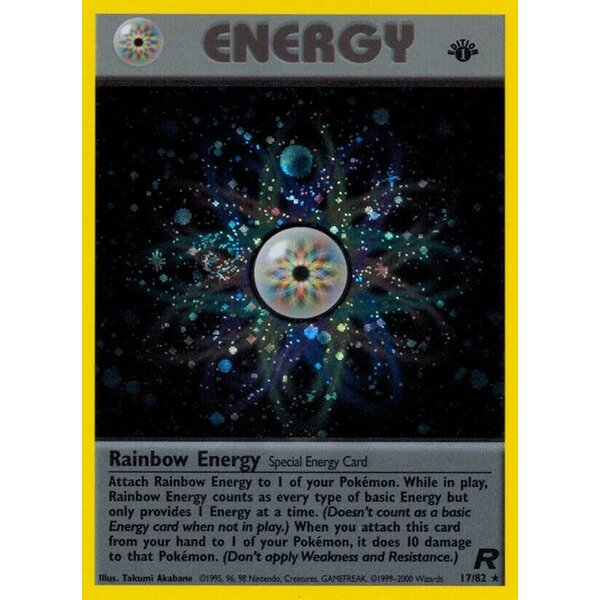 Pokemon Rainbow Energy (17) Lightly Played