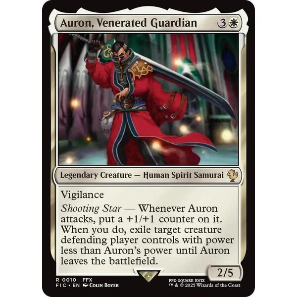 Magic: The Gathering Auron, Venerated Guardian (Surge Foil) (010) Lightly Played
