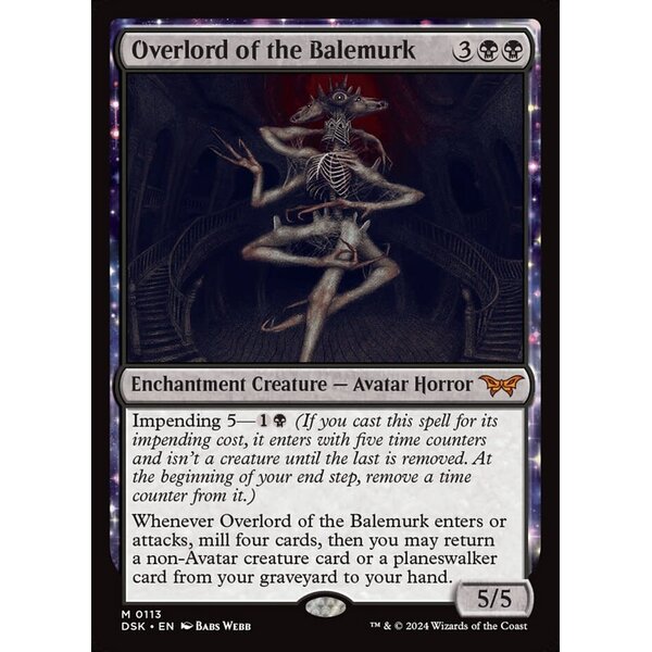 Magic: The Gathering Overlord of the Balemurk (113) Lightly Played