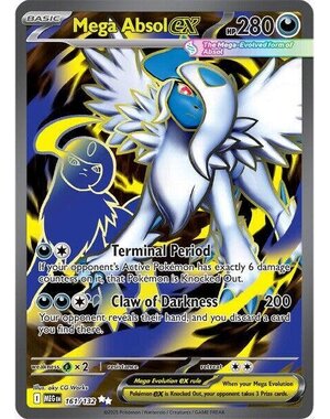 Pokemon Mega Absol ex (161) Lightly Played Holofoil