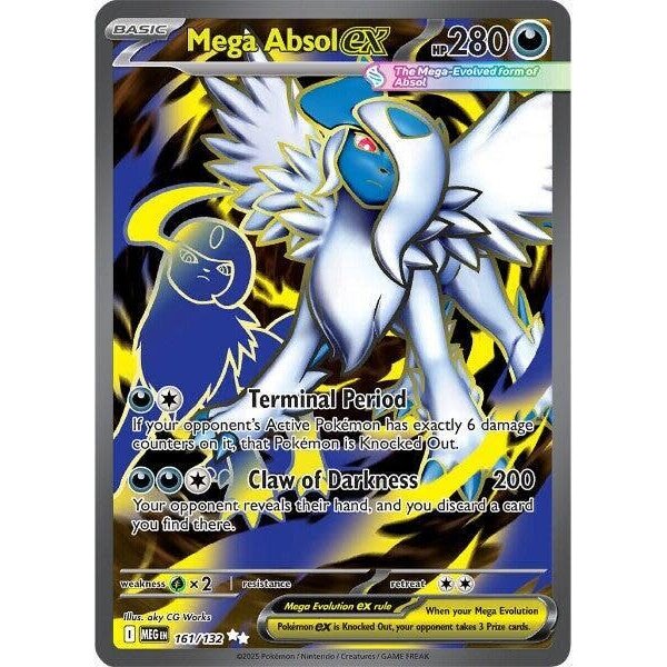 Pokemon Mega Absol ex (161) Lightly Played Holofoil