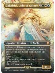 Magic: The Gathering Galadriel, Light of Valinor (Borderless) (498) Lightly Played Foil